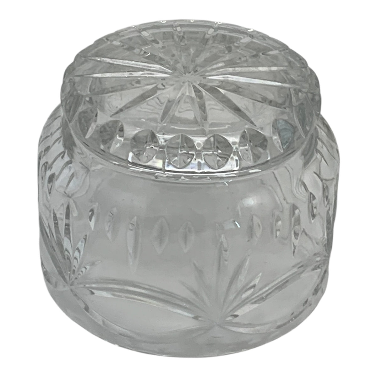 19357 - Noble Excellence Duchess Pattern  Footed Cut Crystal Bowl Fan and Swags design  5.75 x 4.5 High |11-20|