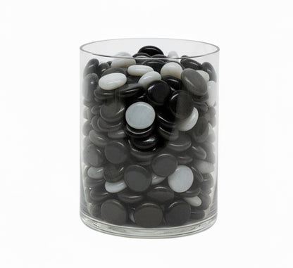 35232 - 12 oz Glass Gray White Black Pebbles, 2 Packs |TBD|