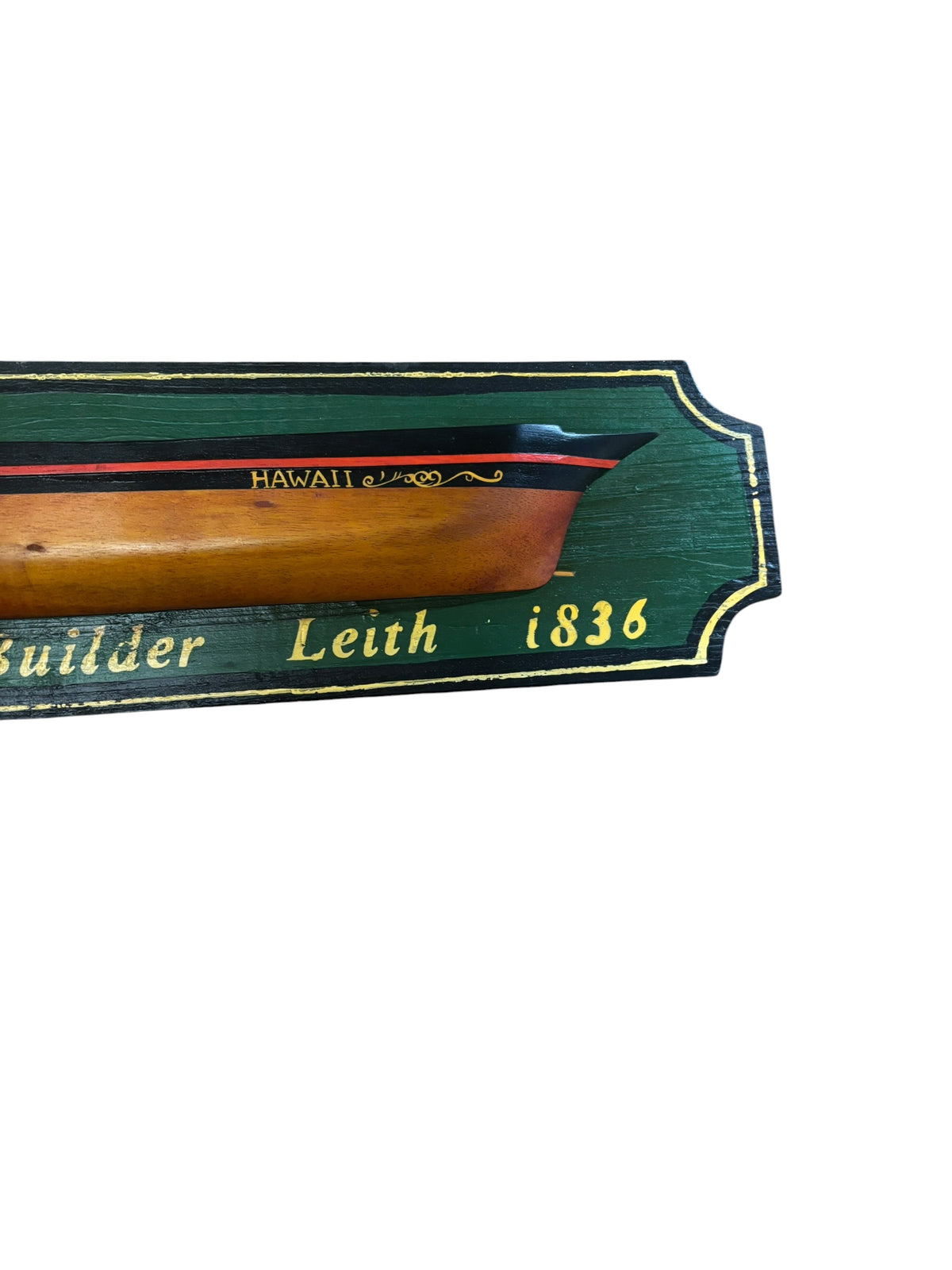 6540 - J Hilton Ship Builder Plaque 25   6X26" - |13-20|
