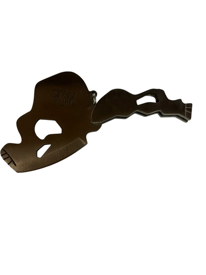 9862 - SET OF THREE  Keychain Skull Folding Knife |82|