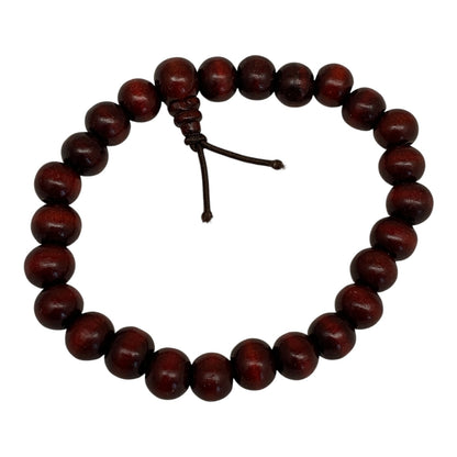 11991 - Bracelet Tibetan Tribal Wooden 4" |Clear-42| Sent for prep 8/26 CN