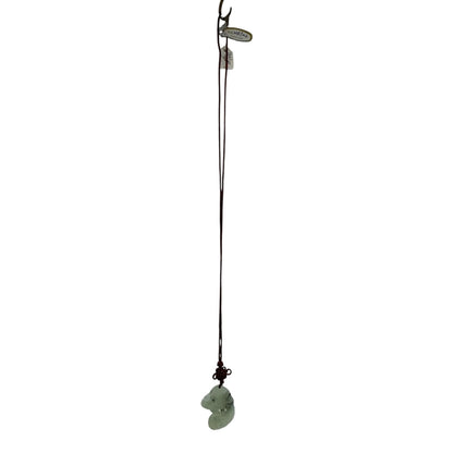 20658 - Jade Koi Fish Pendant 2"with 17" Cord |Clear-145|