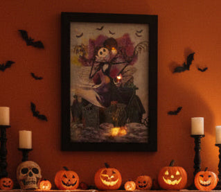 32073 - Nightmare Before Christmas Hologram Framed Picture 11" |16-21|