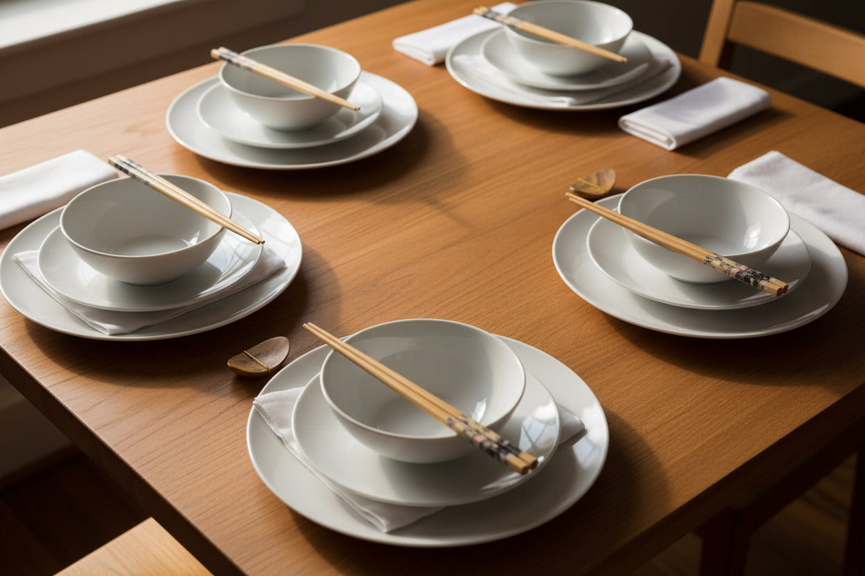 17211 - Japanese Bamboo Chopsticks Set of 6 |12-25|