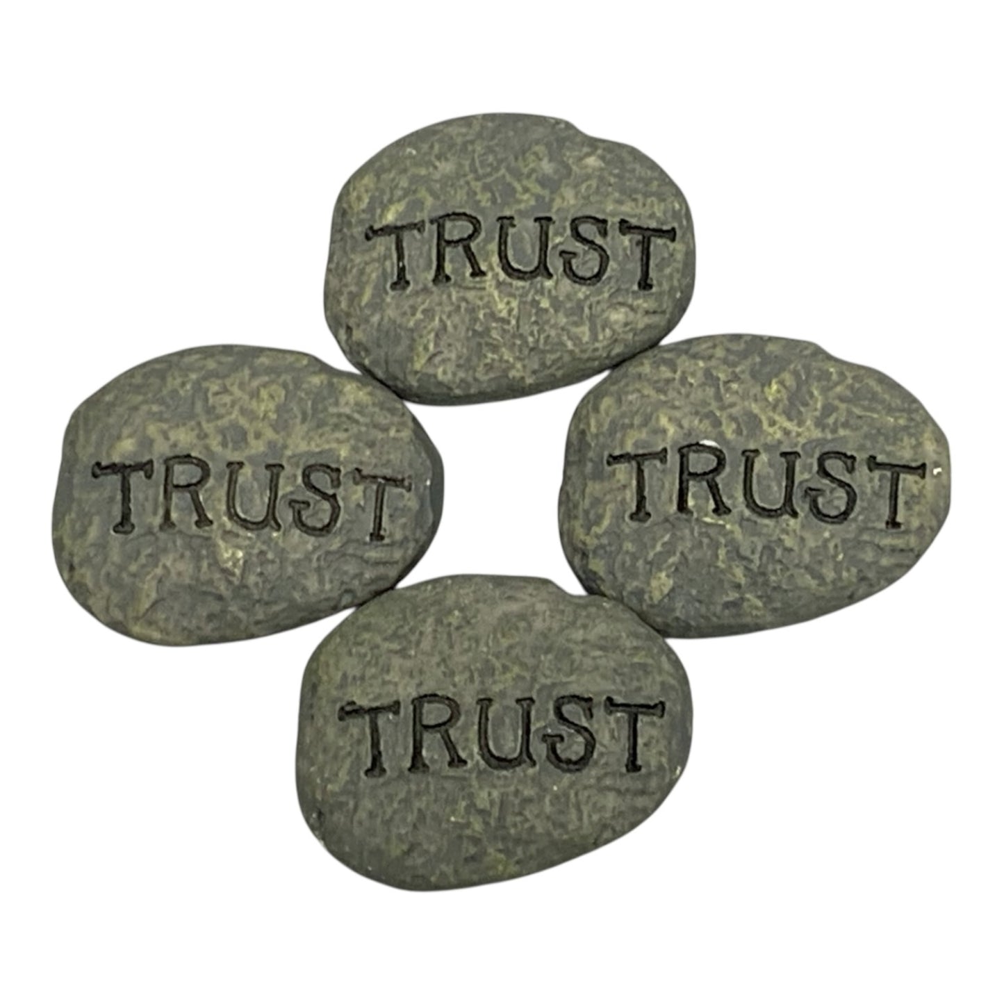 48336 - Trust 2-Inch Pocket Stones - Set of 4 Inspirational Keepsakes |9-8|