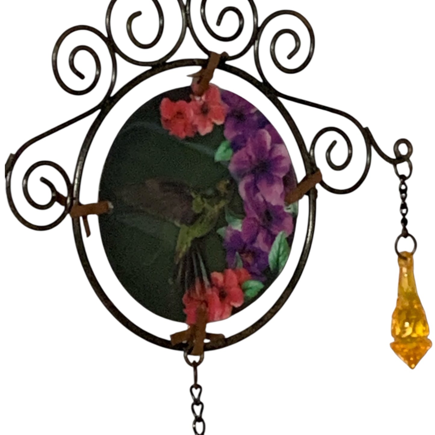 1565 - Hummingbird Holographic Chime 30" |17-30|