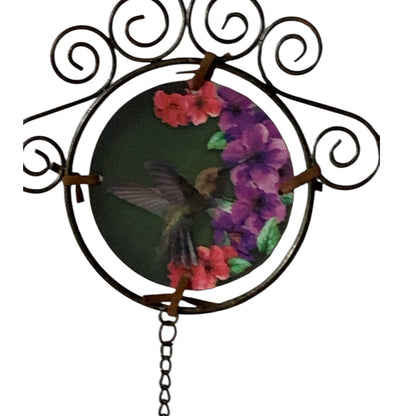 1565 - Hummingbird Holographic Chime 30" |17-30|