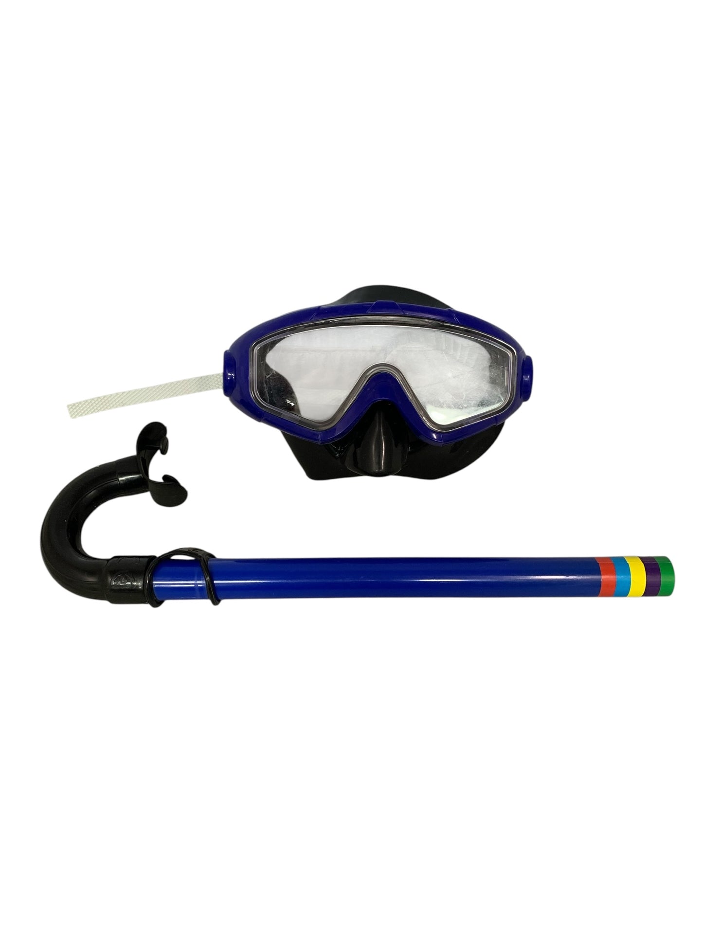 48372 - Blue Swim Googles Crystal Clear Safety Lens Comfortable Fit 13 Inch |TBD|