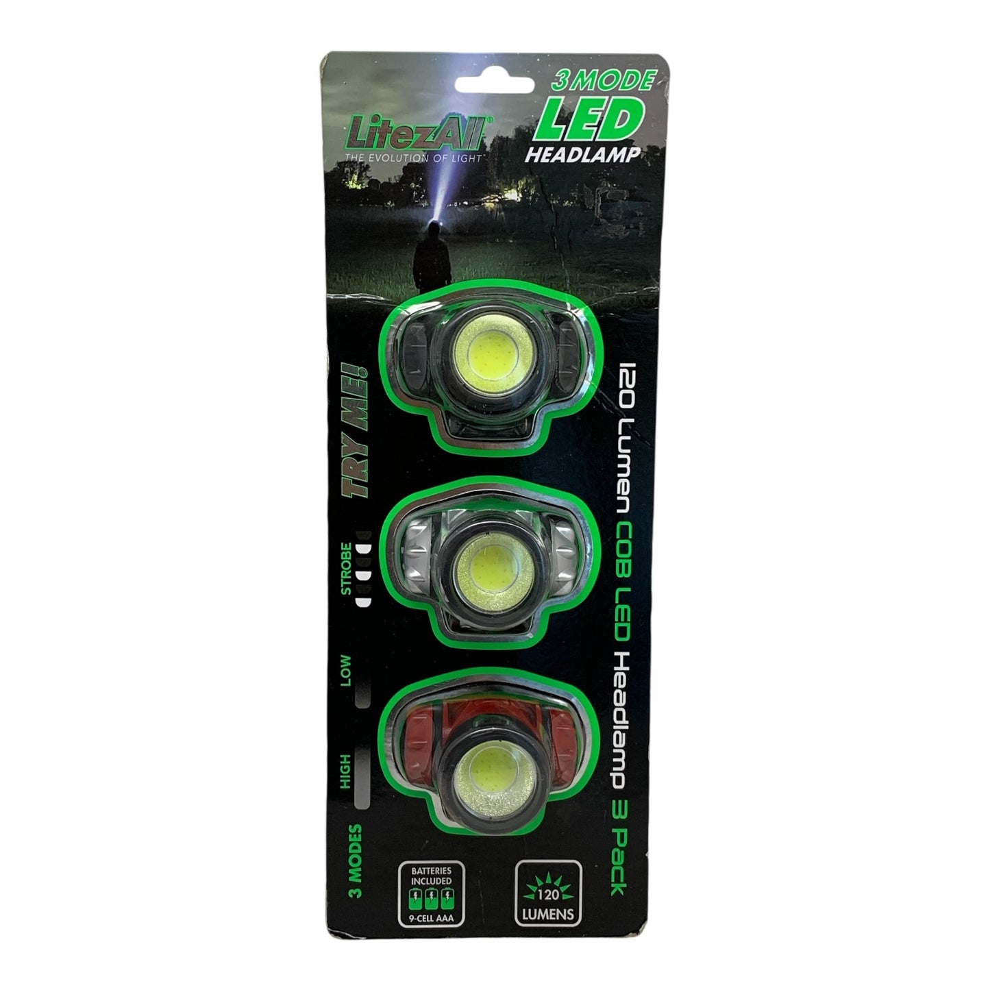 26152 - Litezall 3 Mode LED Headlamp |TBD|