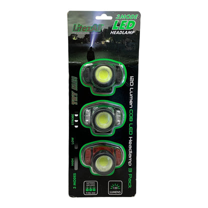 26152 - Litezall 3 Mode LED Headlamp |TBD|