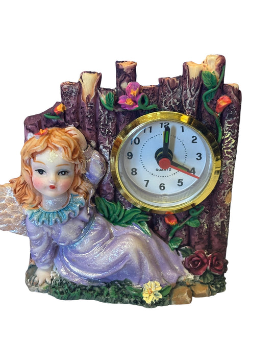 4710 - 4" Ceramic Battery Operated Angel Clock |20-27 |17-24|8-18|