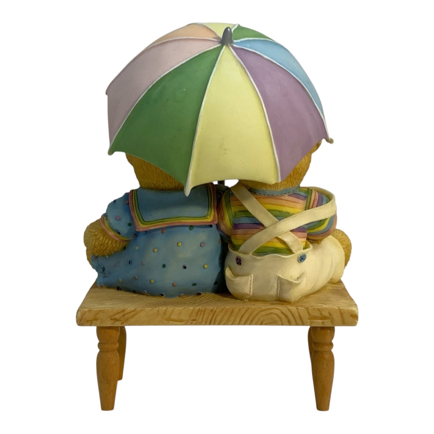 35520 - Carter and Elsie: "We're Friends Rain or Shine" 4-Inch Cherished Teddies Figurine |3-15|