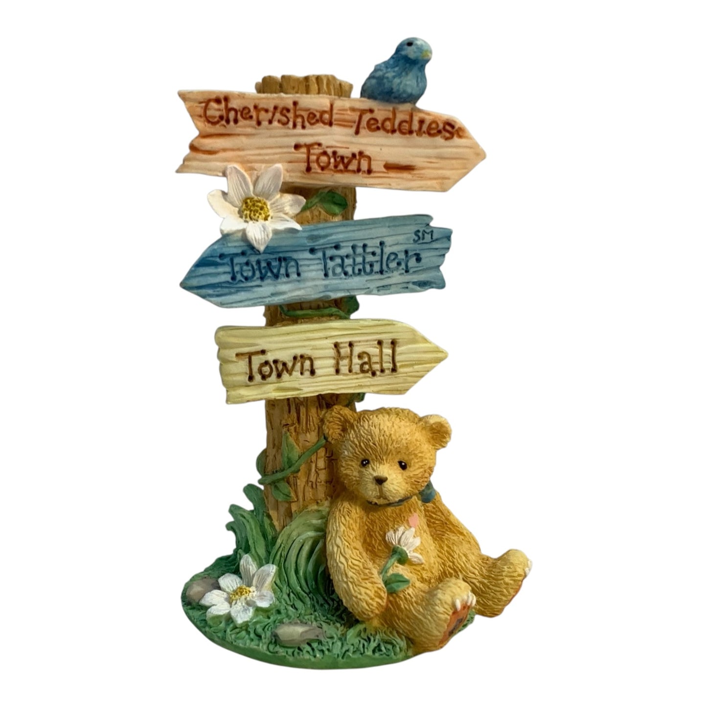 37929 - Town Center Sign – 3" Cherished Teddies Collectible |3-25|