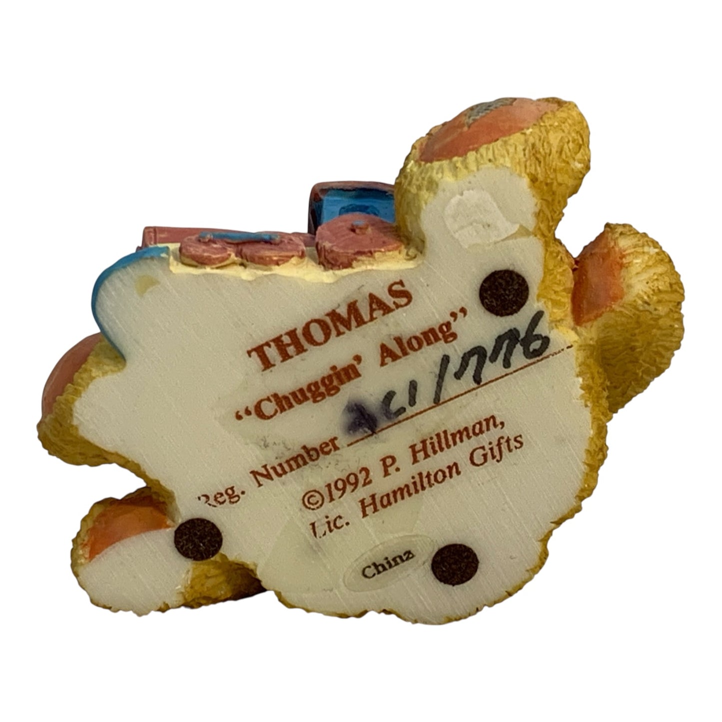 34714 - Cherished Teddies: "Thomas Chuggin' Along" - 2.5-Inch Figurine |3-16|