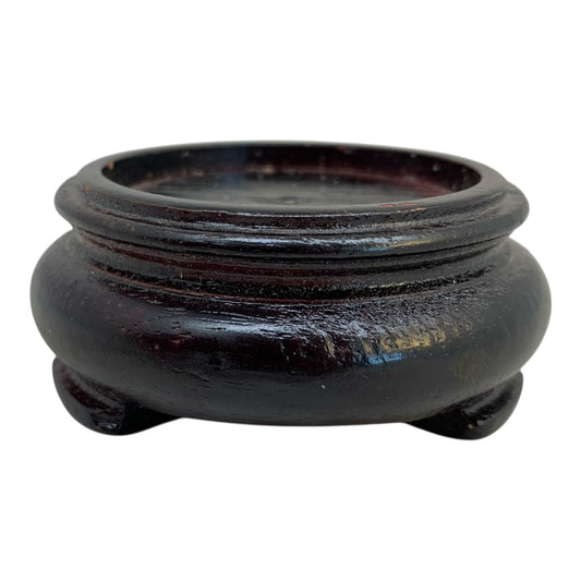 48346 - 2.5" Wooden Candle Holder – Small Wood Stand for Candles set of 2|TBD |Store|