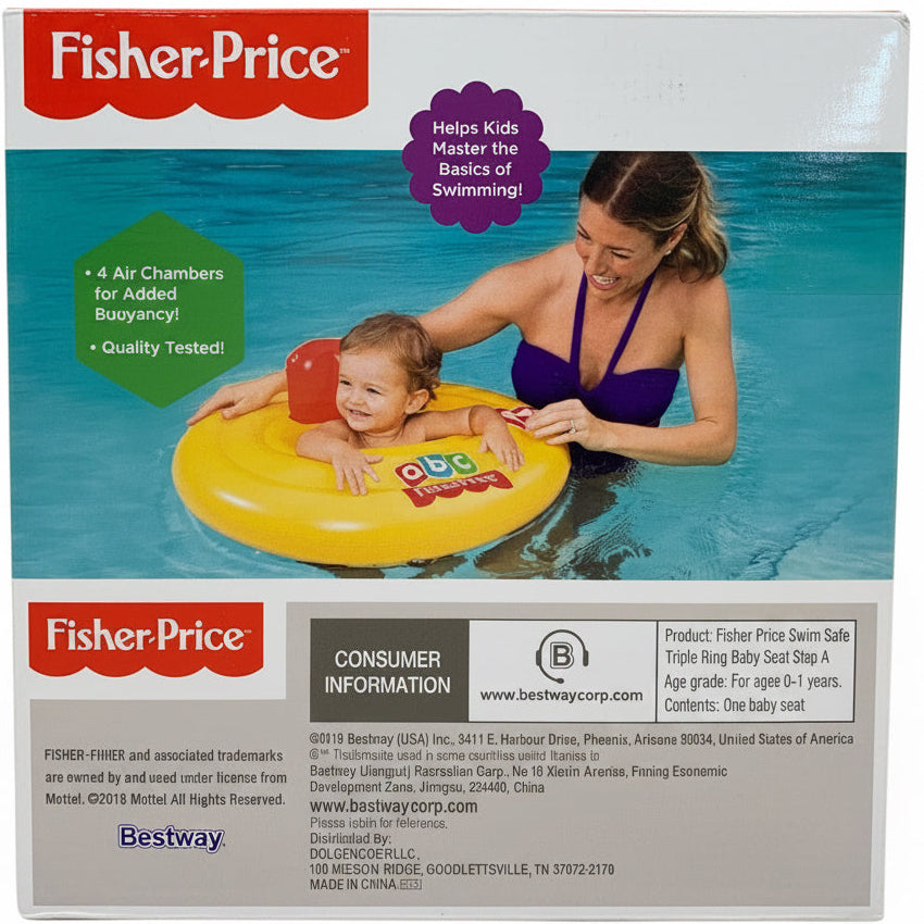27943 - Fisher-Price Swim Safe Baby With Sea Design 25" x 25" x 9" |TBD|