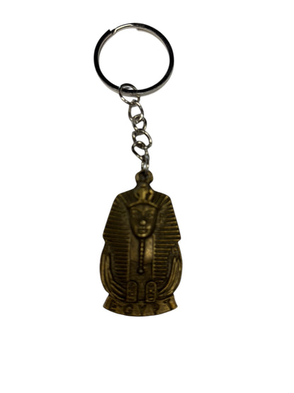 26465 - Keychain King Tut 3.5" With Stones Bought In Egypt |DVD-37|