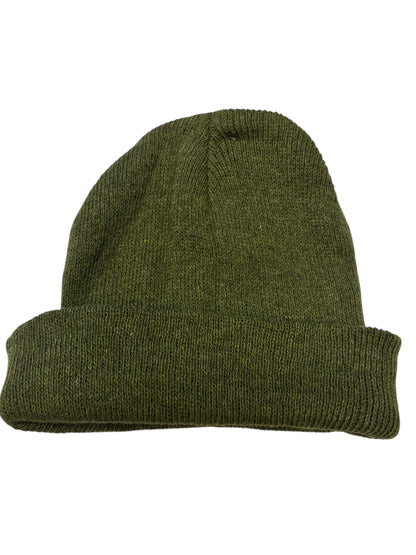 24019 - Set of 4 Knit Beanie Hats Army Green |20-D|