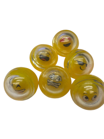 9624 - 6 Piece 3" Emoticon Light-Up Ball Each |5-15|