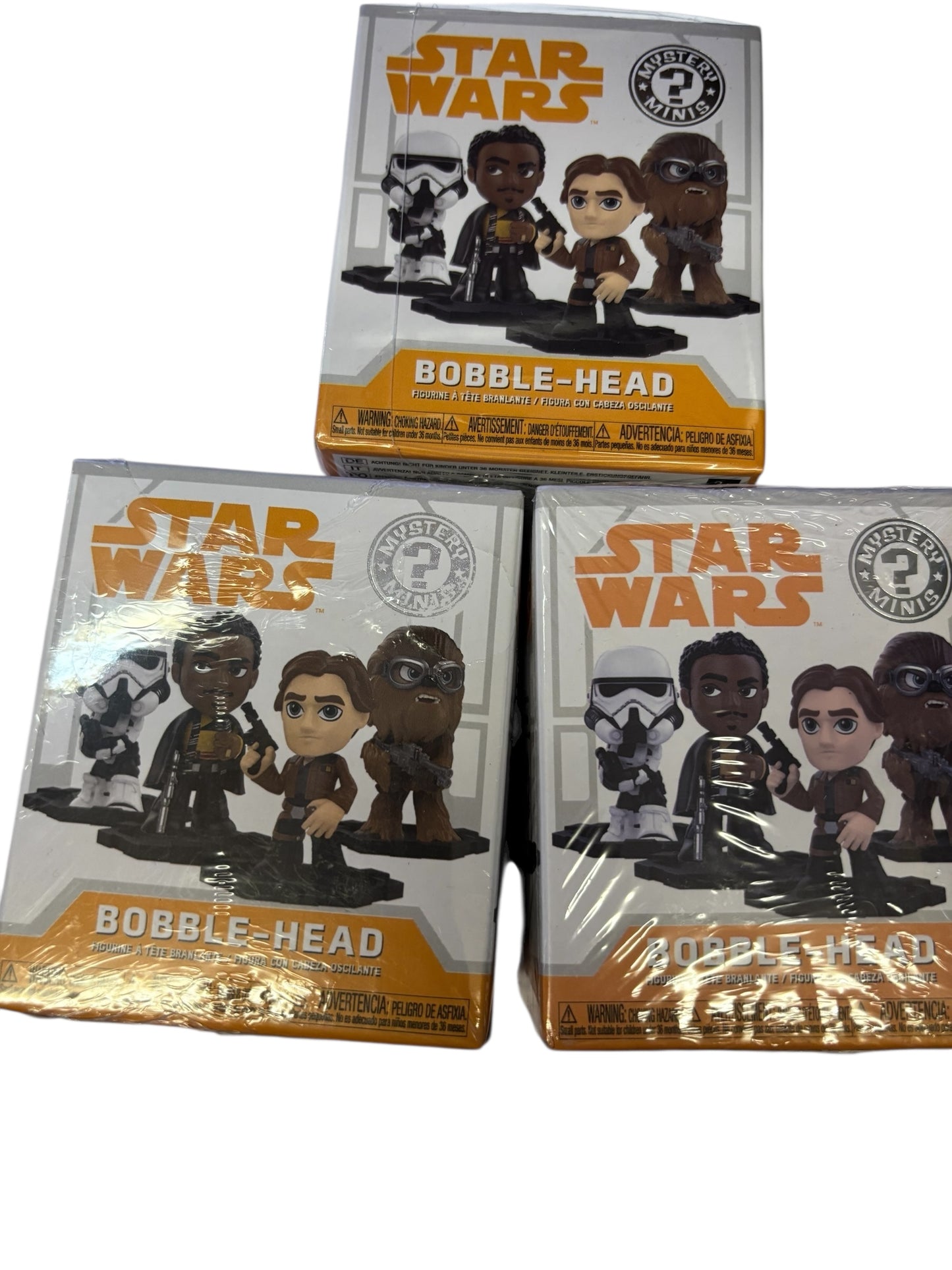 37078 - Set of Three Star Wars Bobble Head |2-24|