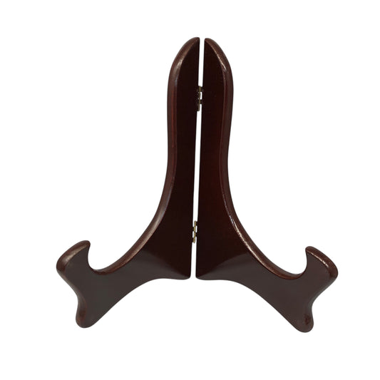 6084 - 7.5-Inch Wood Plate Stand |17-31|
