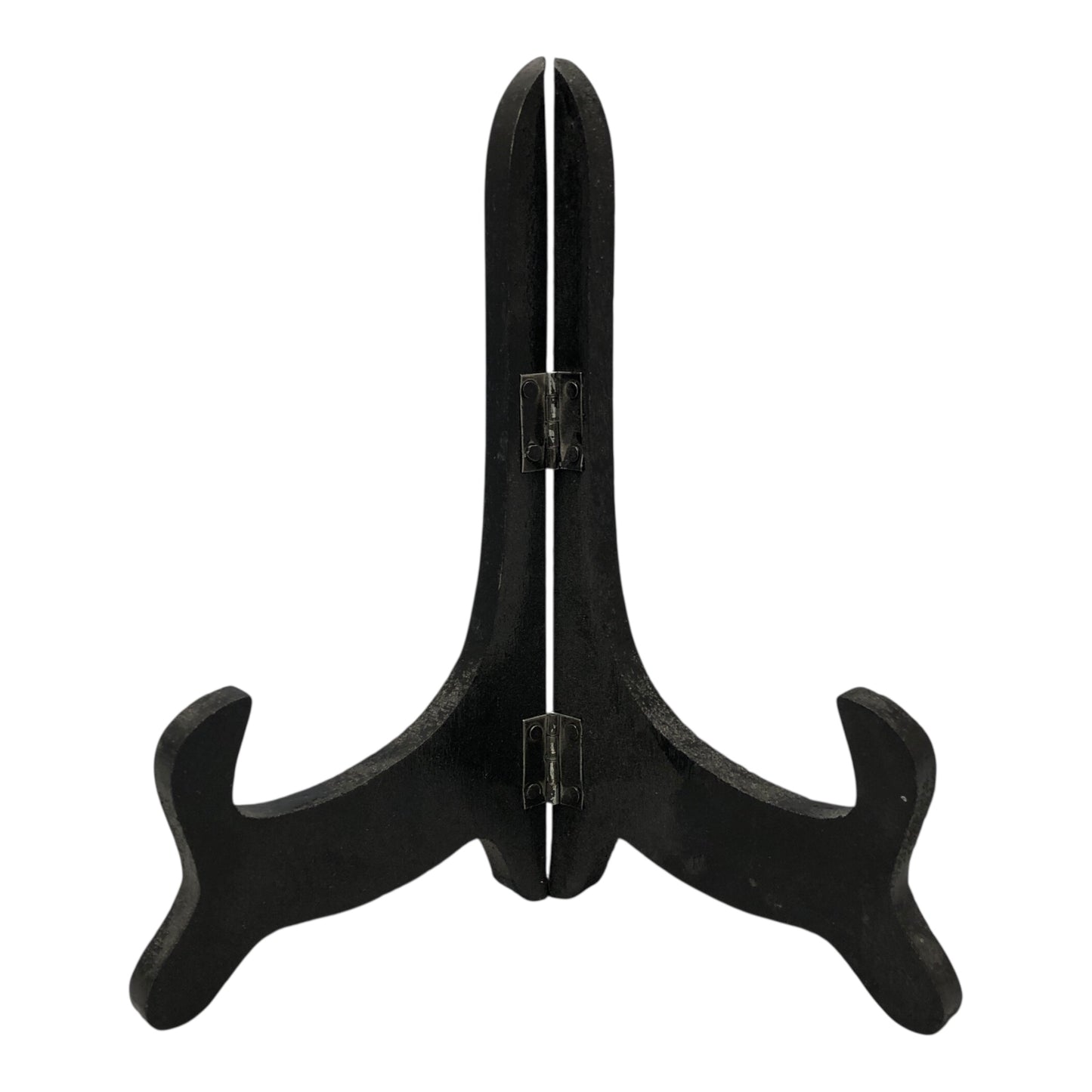 18111 - 6.5" Black Wooden Plate Stand |17-31|