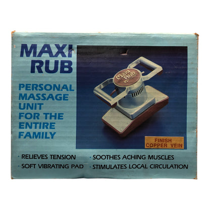 42465 - Maxirub Personal Massage Unit for Effective Pain Relief |12-25|