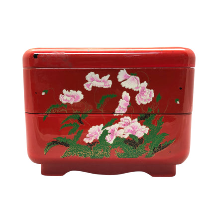 665 - Red Stacking Lacquerware |20-27|