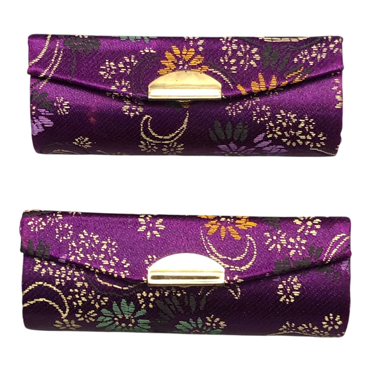 28728 - Two Purple Brocade Lipstick Cases |12-25|