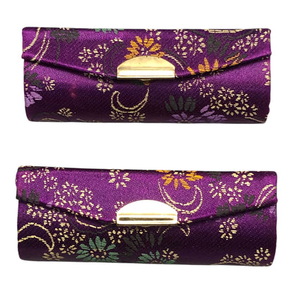 28728 - Two Purple Brocade Lipstick Cases |12-25|