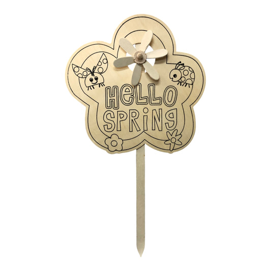 36221 - DIY 16" Hello Spring Yard Sign |8-7|