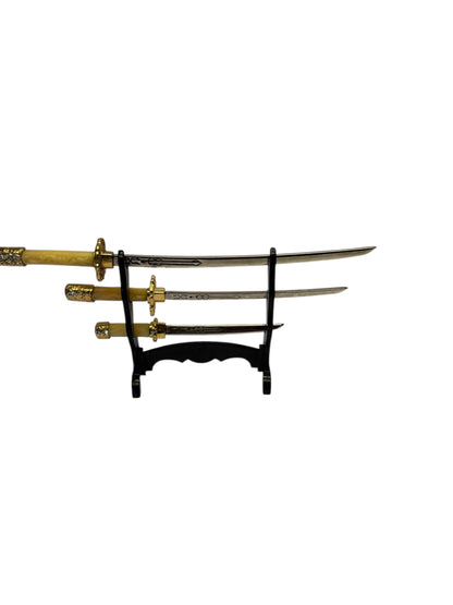 8080 - Replica Weapon Letter Openers With Stand - 3 swords |100/Store| (Processed)