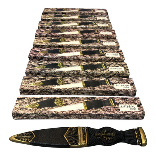 11583 - Set of 10 Assorted Scottish Clan Sgian Dubh Knives |114|