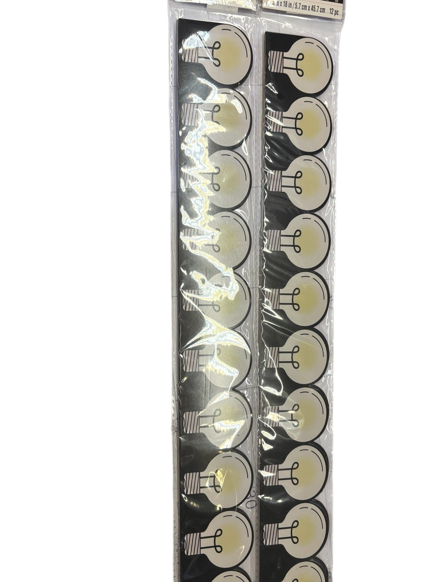 36785 - Two 12pc Packs - 24 pc Light Bulb Idea Bulletin Border |9-7|