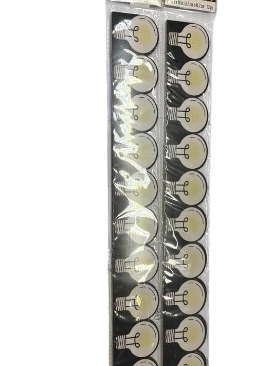 36785 - Two 12pc Packs - 24 pc Light Bulb Idea Bulletin Border |9-7|