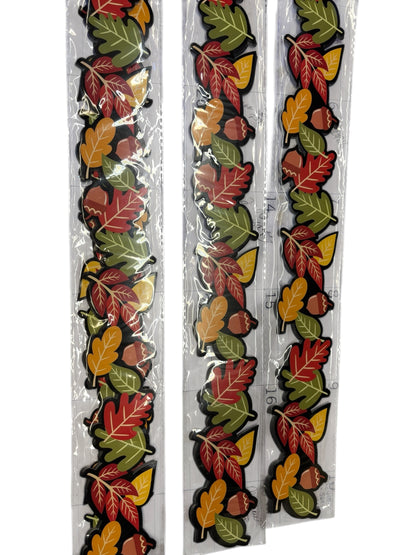 36798 - Bulletin Board Fall Leaves Border-3 Pack 36pc Bulletin Borders |9-7|