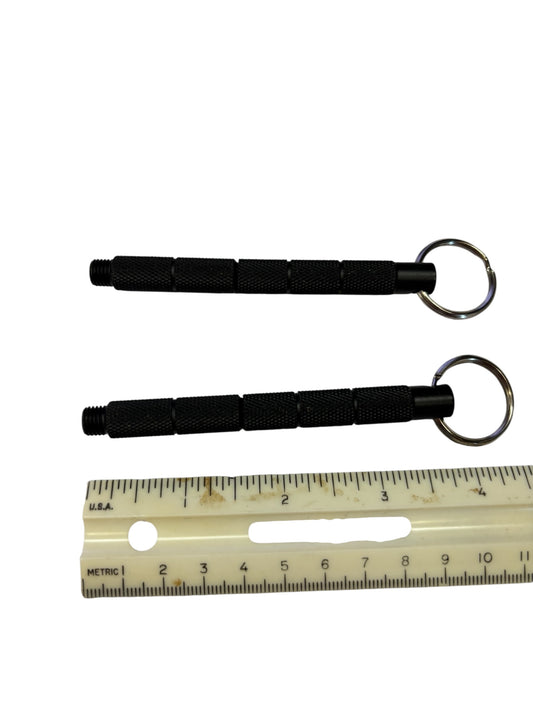 2521 - Set of 2 Black Kubaton w/ Knife 3.75" |86|
