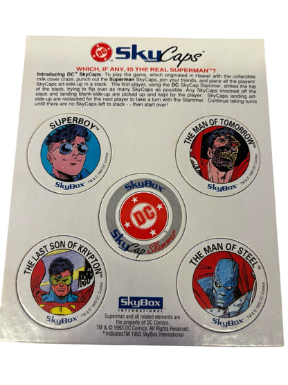 2971 - Vintage 1993 Unpunched Measures 6x5" DC Comics Comic Book Sky Caps 1 - |FR|