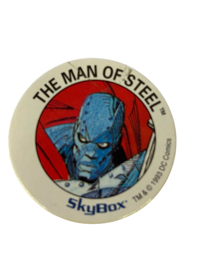 6213 - VINTAGE 1993 POG MILKCAP The Man of Steel Skycap - |FR|SENT FOR LIST 3/26 CC