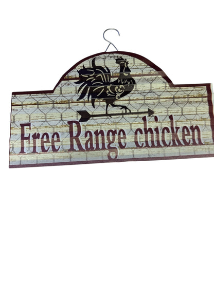 31770 - Metal 21" Free Range Chicken Garden Stake |TBD|