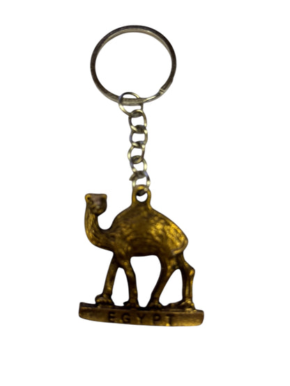 26463 - Keychain 3.5" Brass Camel Bought In Egypt |DVD-37|