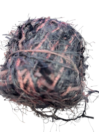 41667 - Set of 2 - 4" Pink & Gray Yarn |4-3|