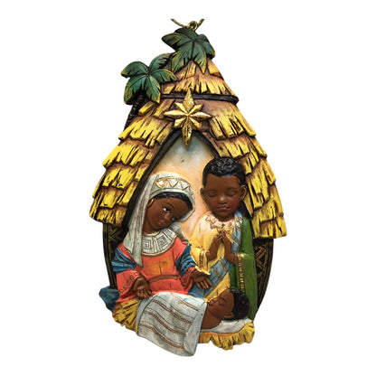 29028 - Set of Three African Holy Family Ornament |Pod 2-61|
