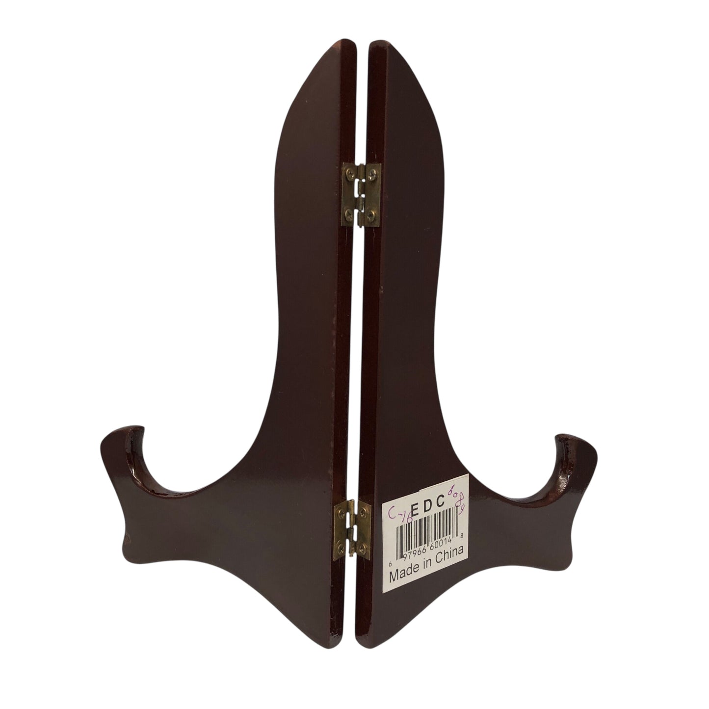 6084 - 7.5-Inch Wood Plate Stand |17-31|