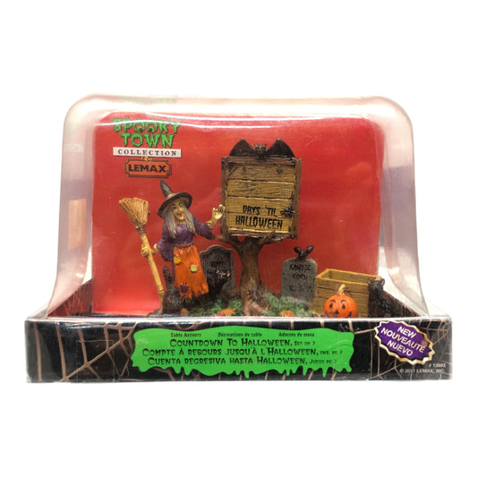 42466 - Lemax Countdown to Halloween 3/2 Number Card Only |Pod 2-14|