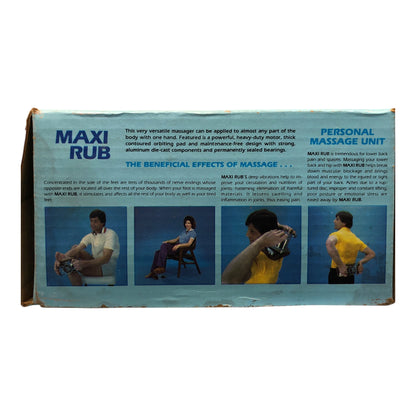 42465 - Maxirub Personal Massage Unit for Effective Pain Relief |12-25|