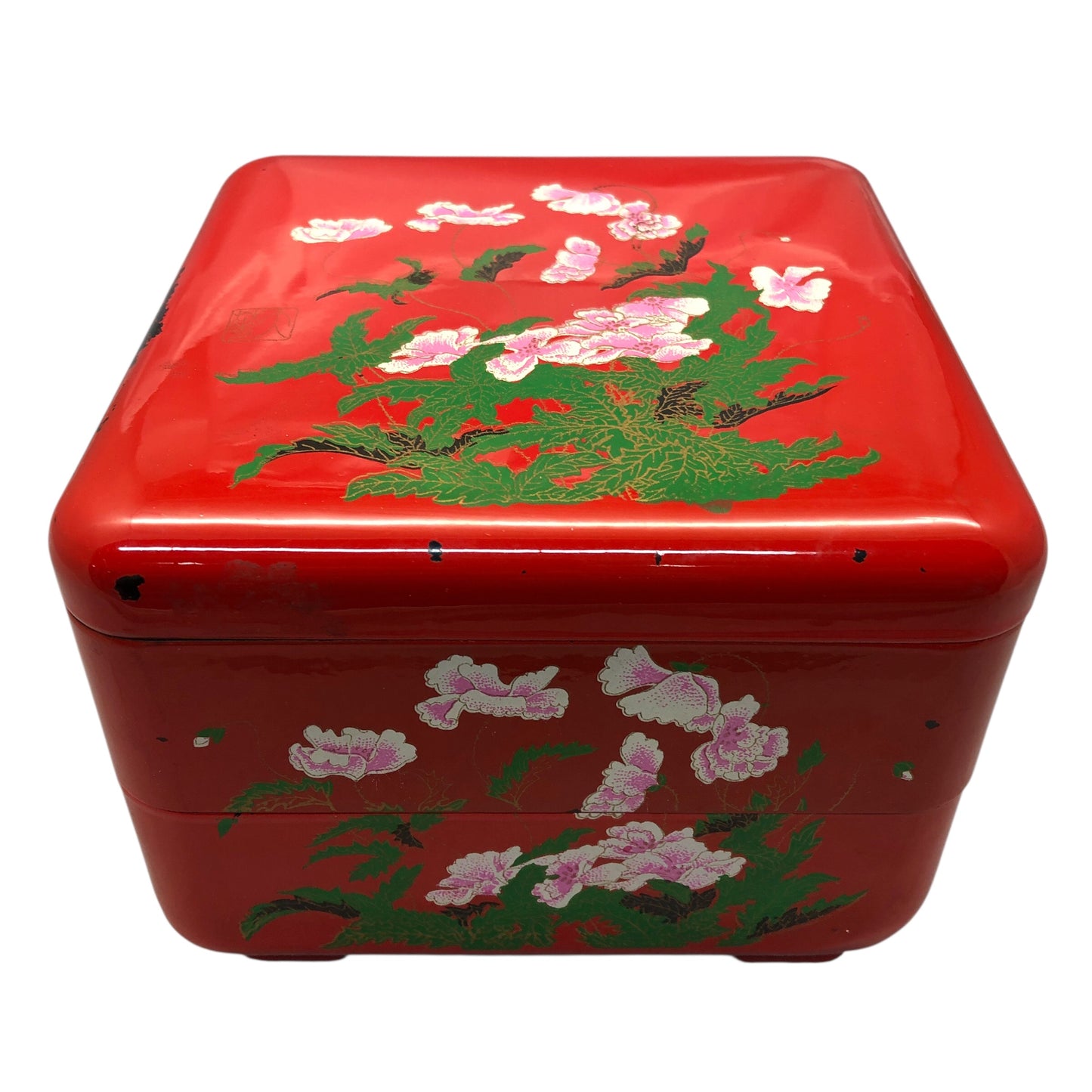 665 - Red Stacking Lacquerware |20-27|