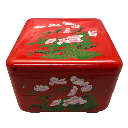 665 - Red Stacking Lacquerware |20-27|