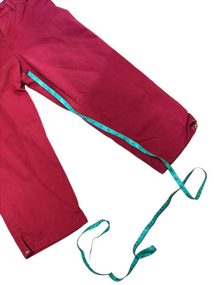 42517 - Gloria Venderbuilt Amanda Size 6 Red Crop Jeans |TBD|