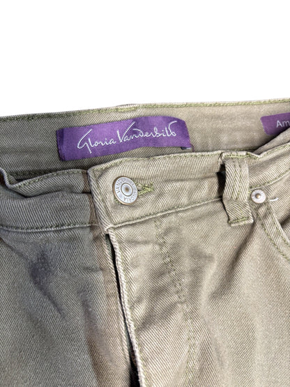 42445 - Gloria Vanderbilt Amanda Green Size 8 Jeans |TBD|